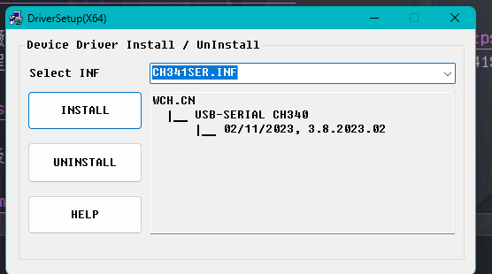 CH340 Install